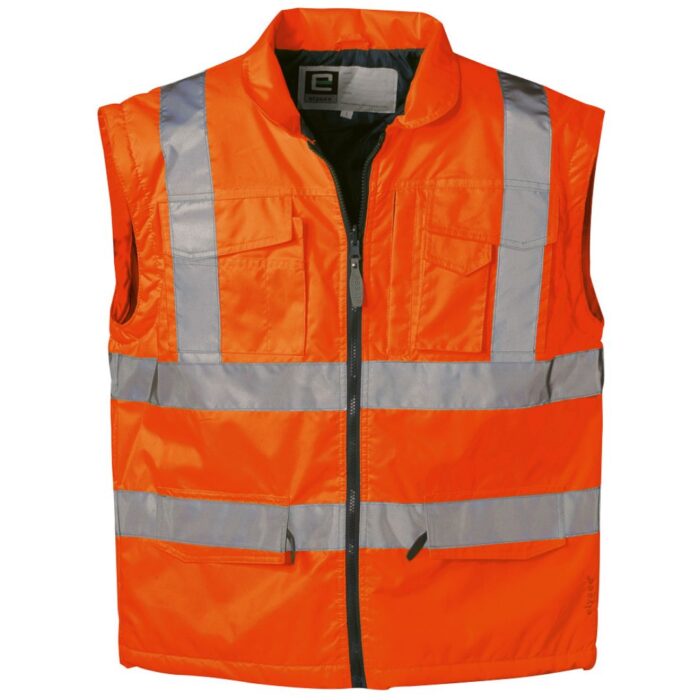 22707 bild 03 elysee warnschutzjacke 1 elysee® orange/marine, EN ISO 20471/3, EN 343 KL. 3/2