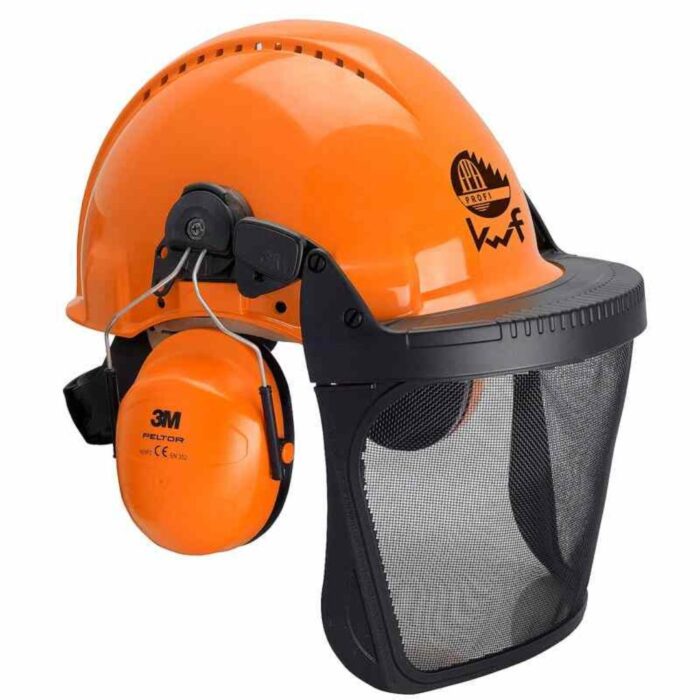 04010 005 PELTON® orange, mit Gehör- und Gesichtsschutz, Größe: uni, EN 352-3/1731/397