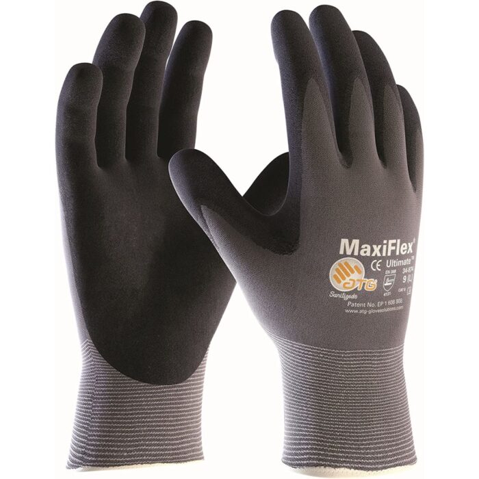 Maxiflex Ultimate von ATG ATG® grau, Nitril/Nylon, EN 388