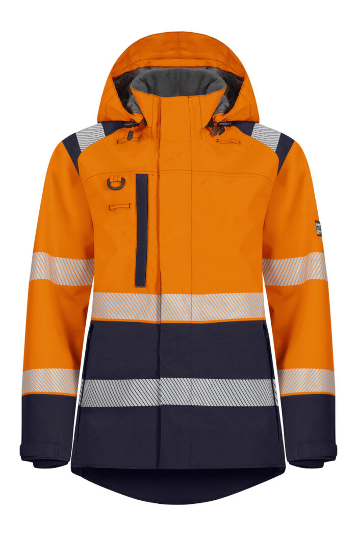 Hi-Vis flammhemmende Jacke in orange/marine jetzt bei Riethmüller Arbeitsschutz