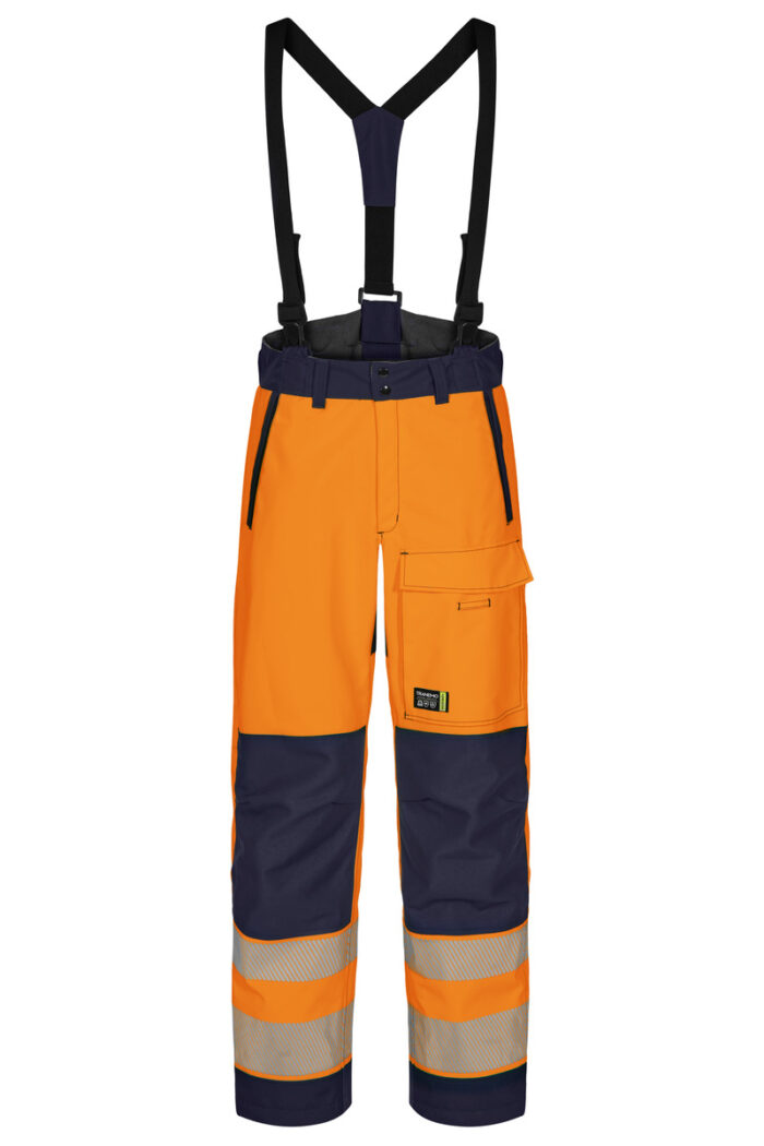 Hi-Vis Schutzhose flammhemmend in orange/marine jetzt bei Riethmüller Arbeitsschutz