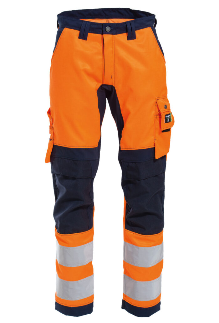 Hi-Vis Arbeitshose in orange/marine jetzt bei Riethmüller Arbeitsschutz