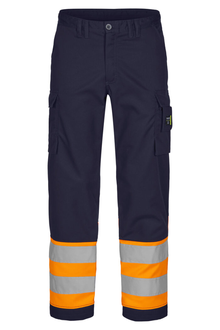Hi-Vis Arbeitshose in orange/marine jetzt bei Riethmüller Arbeitsschutz