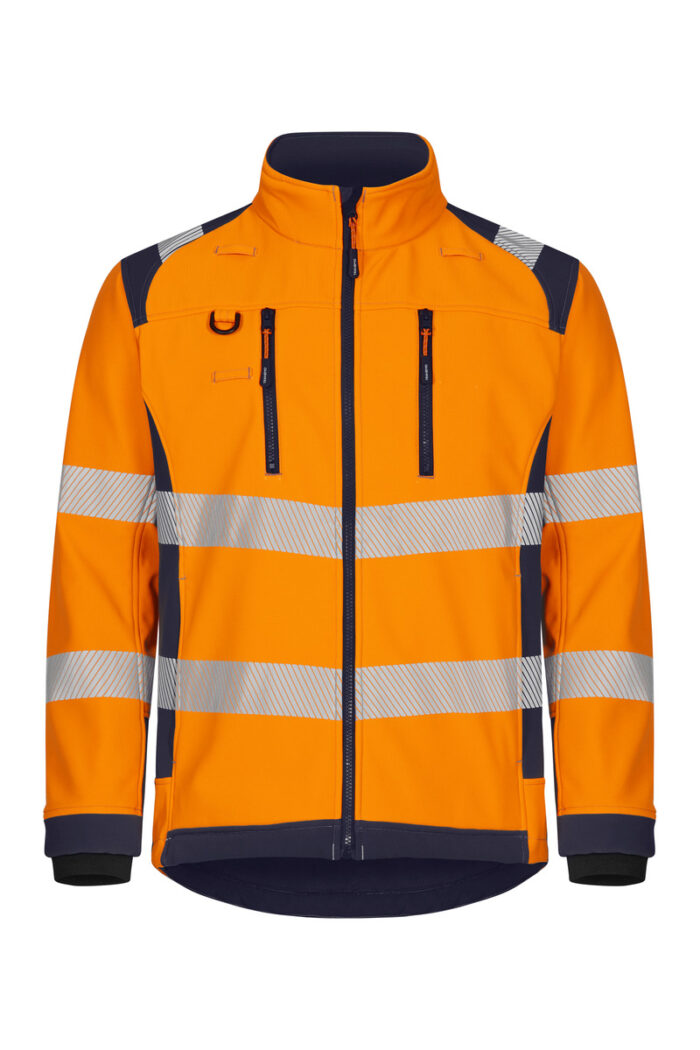 Reflektierende Arbeitsjacke in orange/marine jetzt bei Riethmüller Arbeitsschutz
