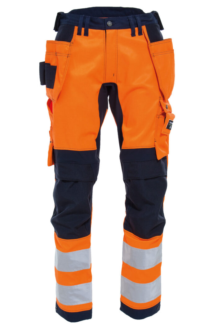 Hi-Vis Arbeitshose in orange/marine jetzt bei Riethmüller Arbeitsschutz
