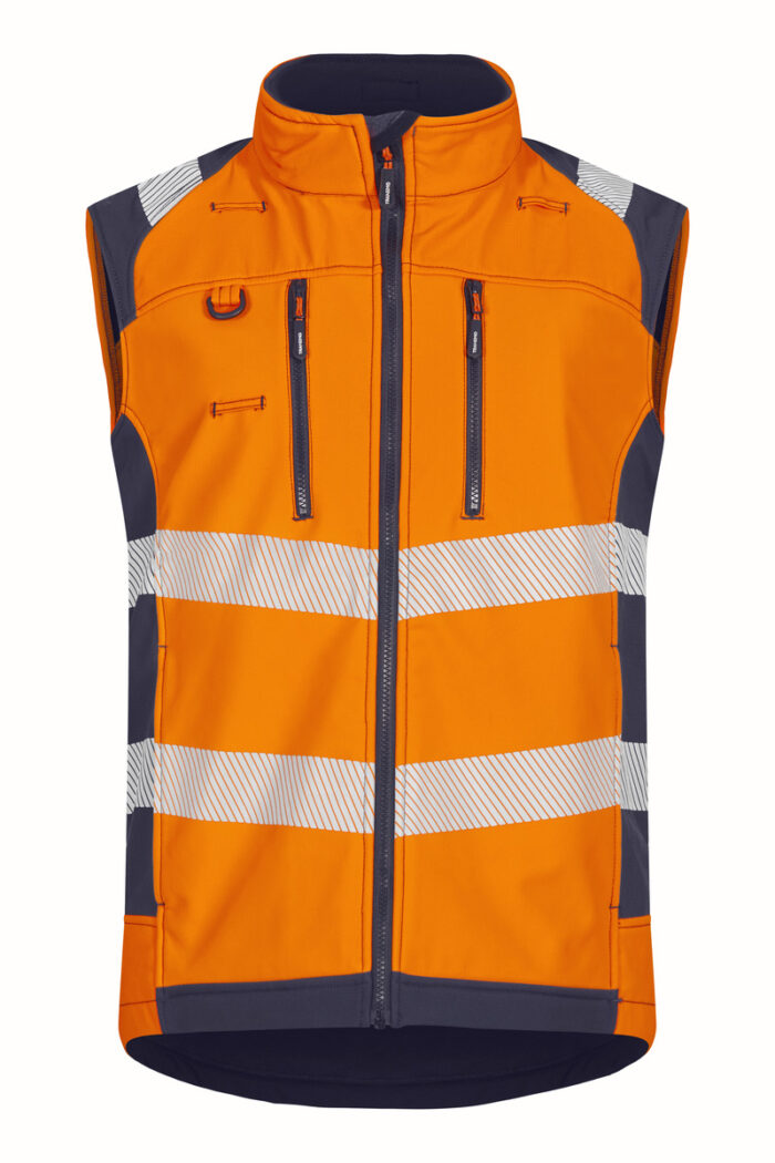 Reflektierende Arbeitsjacke in orange/marine jetzt bei Riethmüller Arbeitsschutz