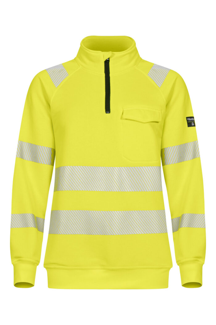 Hi-Vis flammhemmender Pullover in gelb jetzt bei Riethmüller Arbeitsschutz