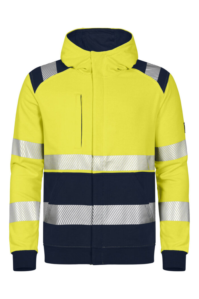 Hi-Vis flammhemmende Jacke in gelb/marine jetzt bei Riethmüller Arbeitsschutz