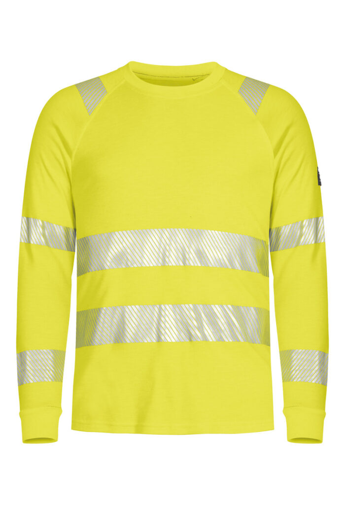 Hi-Vis flammhemmendes Shirt in gelb jetzt bei Riethmüller Arbeitsschutz