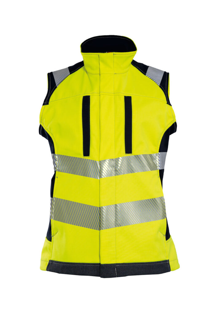 Hi-Vis flammhemmende Jacke in gelb/marine jetzt bei Riethmüller Arbeitsschutz