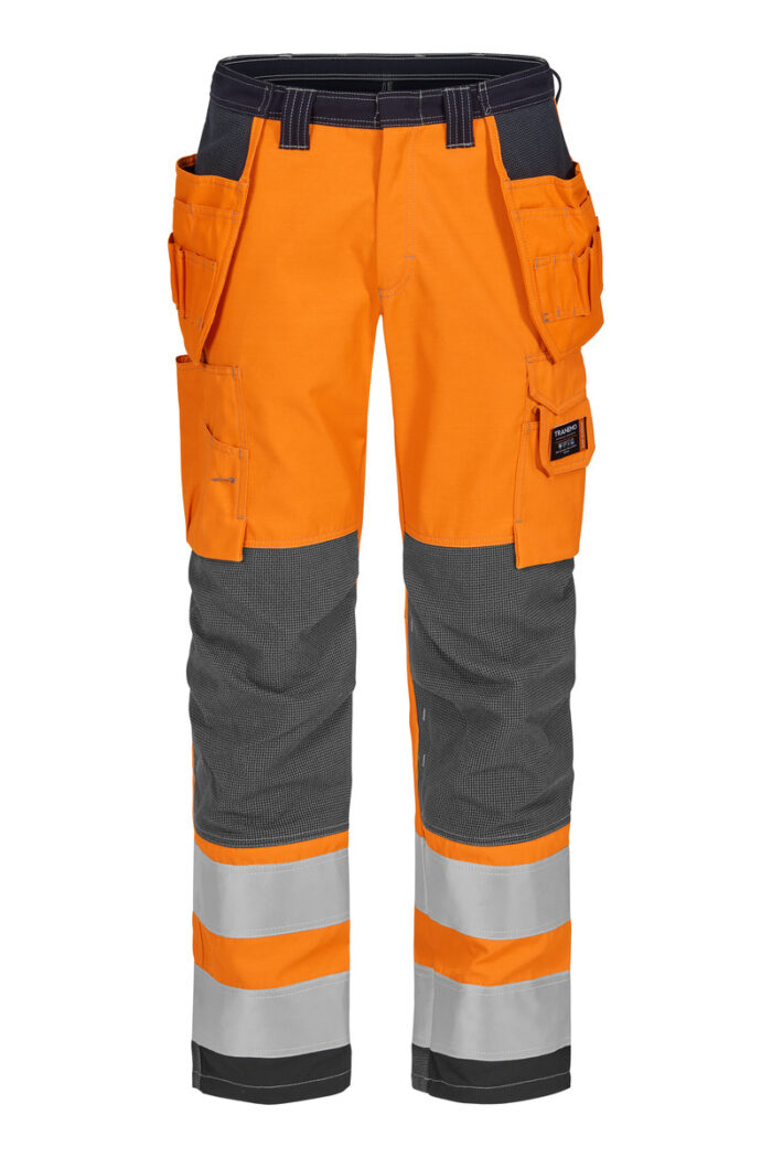 Hi-Vis Schutzhose flammhemmend in orange/marine jetzt bei Riethmüller Arbeitsschutz