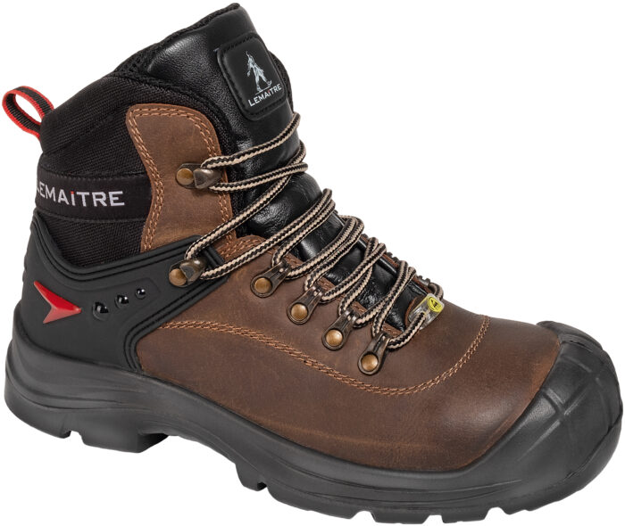 Slog Brown S3 ESD germax Stiefel knöchelhoch antistatisch | ESD-Eignung
