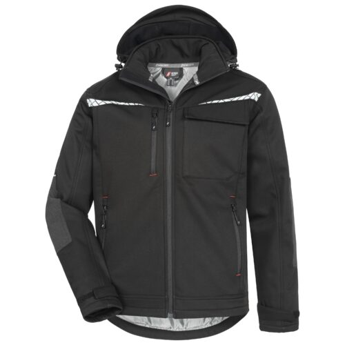 Softshelljacke MOTION TEX PLUS 7180 – schwarz / uni