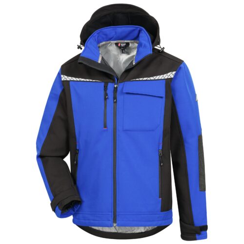 Softshelljacke MOTION TEX PLUS 7181 – königsblau / schwarz