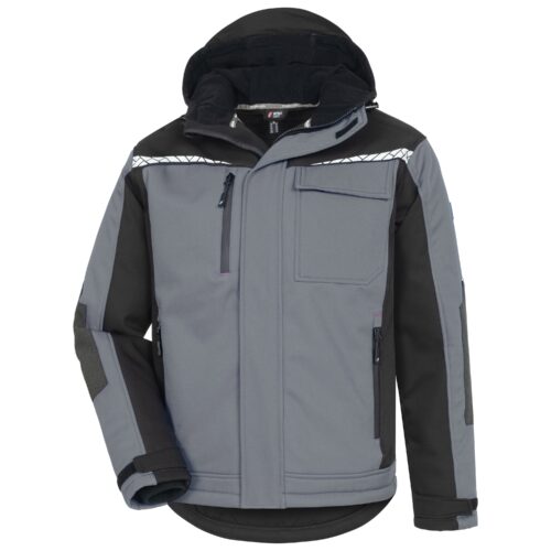 Winterjacke MOTION TEX PLUS 7182W – grau / schwarz