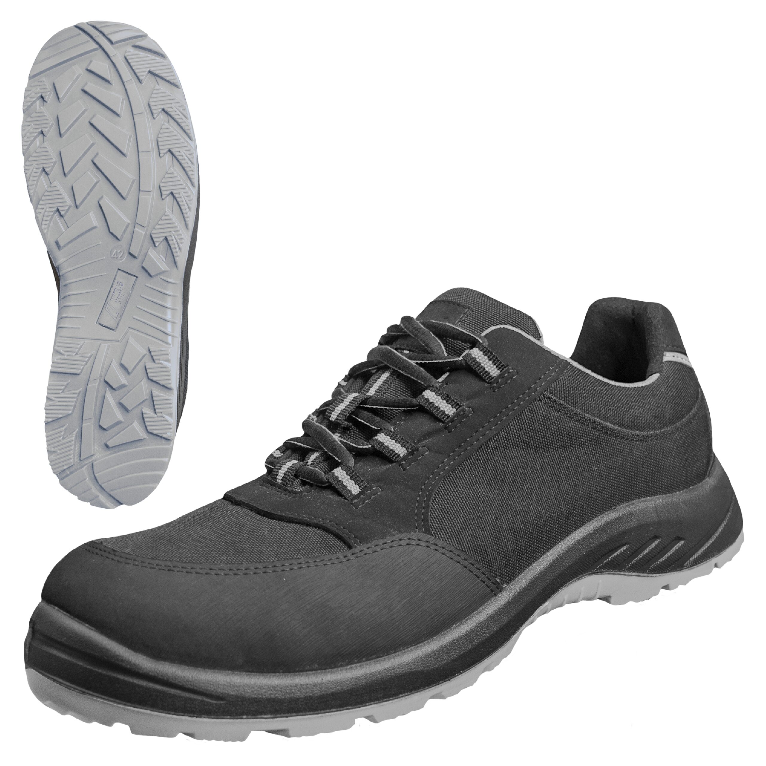 Sicherheitshalbschuh SOLID STEP S3S 7435 Sicherheitshalbschuh SOLID STEP S3S 7435 – schwarz / grau