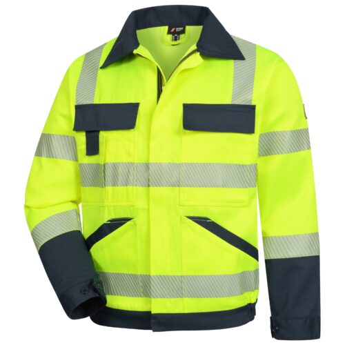 Arbeitsjacke MOTION TEX VIZ 7573 – neongelb / marineblau