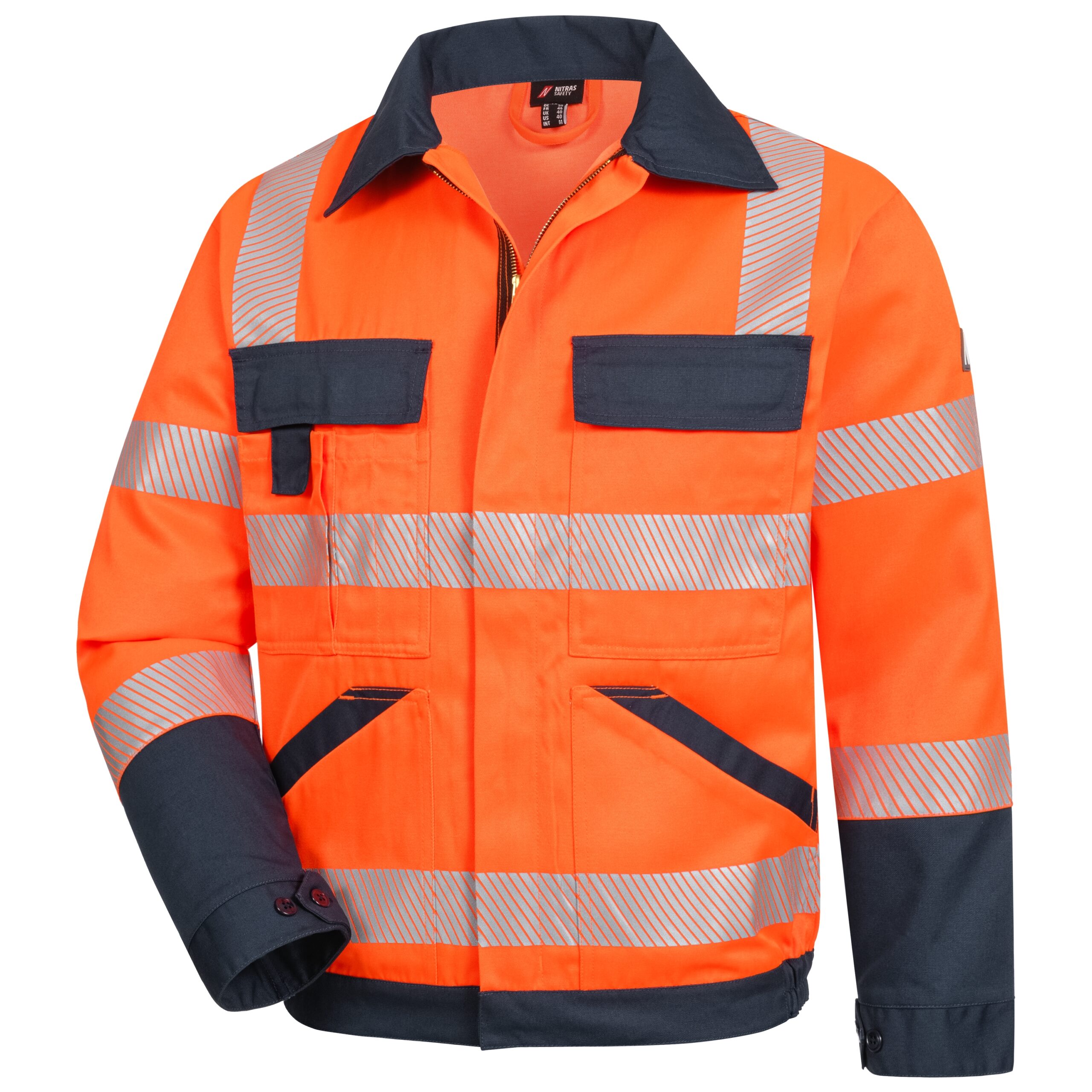 Arbeitsjacke MOTION TEX VIZ 7573 Arbeitsjacke MOTION TEX VIZ 7573 – neonorange / marineblau