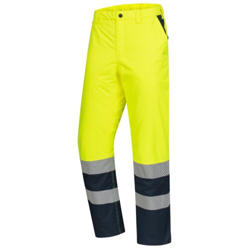 Warnschutz-Winterhose neongelb – Riethmüller Arbeitsschutz, EN ISO 20471