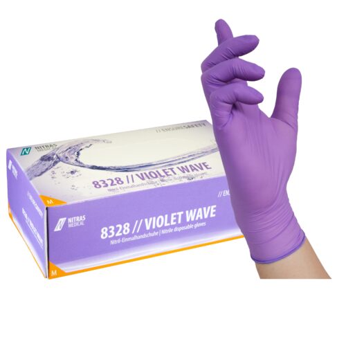 Nitril-Einmalhandschuh lavendel – puder- und latexfreier Nitril-Einweghandschuh