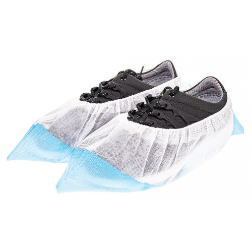 PP-Überschuhe, niedrig - blaue Laufsohle