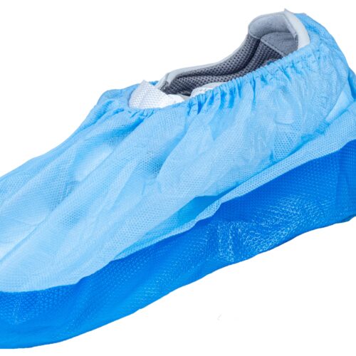 PP-Überziehschuhe extra groß – hohe Ausführung, rutschhemmende Sohle, 40 g/m², 300 Stück - blau PP-Überziehschuhe extra groß – hohe Ausführung, rutschhemmende Sohle, 40 g/m², 300 Stück - blau